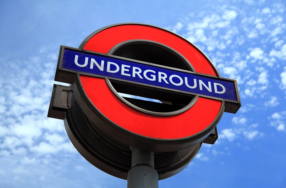 Metron merkki Lontoossa
